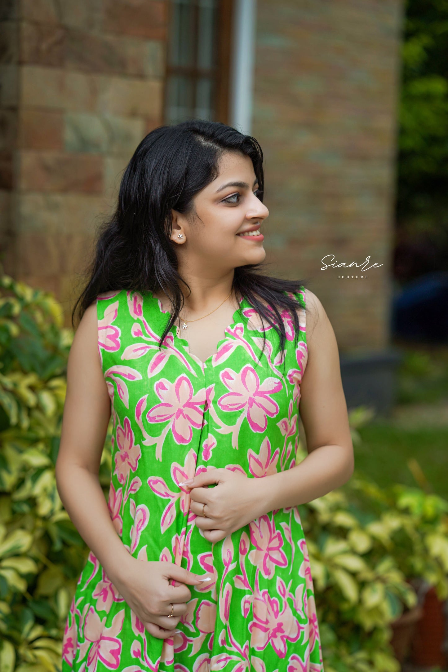 Pink Flora Summer Dress
