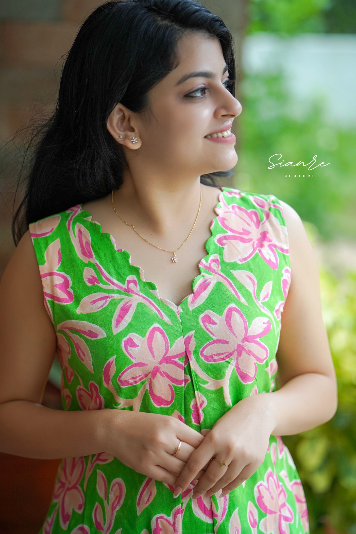Pink Flora Summer Dress