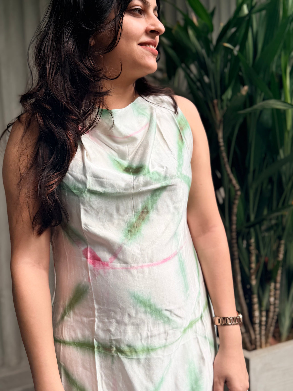 Pastel Breeze Midi Dress -SAR 115