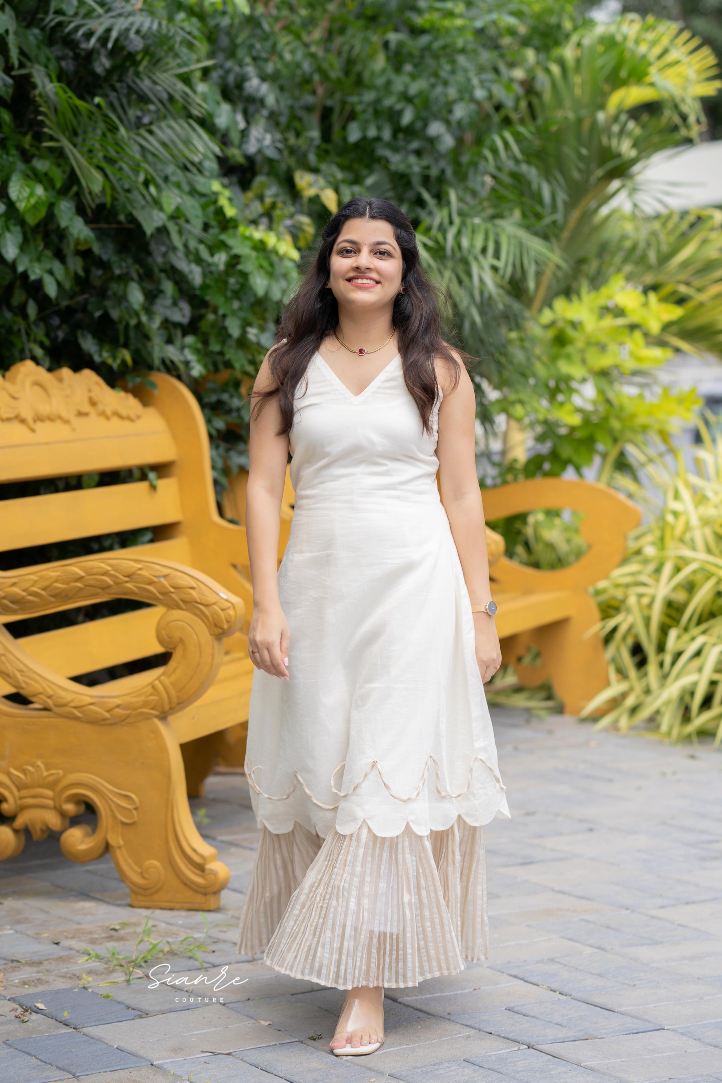 Ivory Aura Dress - SAR 107