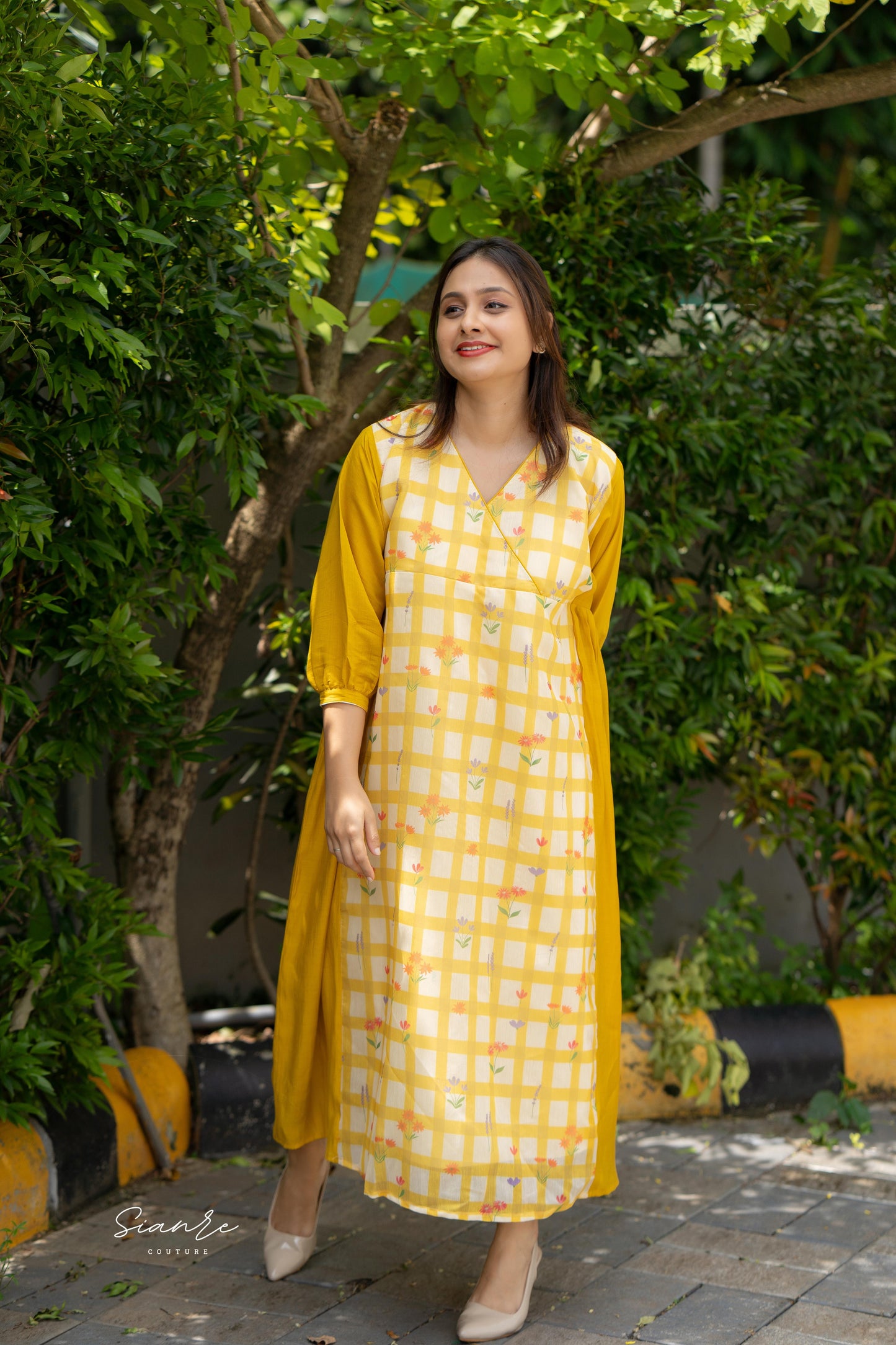 Mustard Meadow Dress - SAR 106