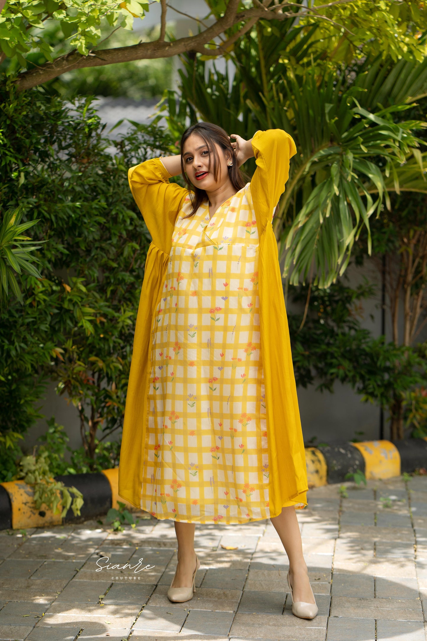Mustard Meadow Dress - SAR 106