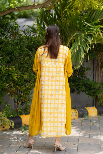 Mustard Meadow Dress - SAR 106