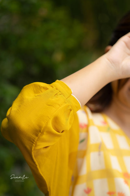 Mustard Meadow Dress - SAR 106