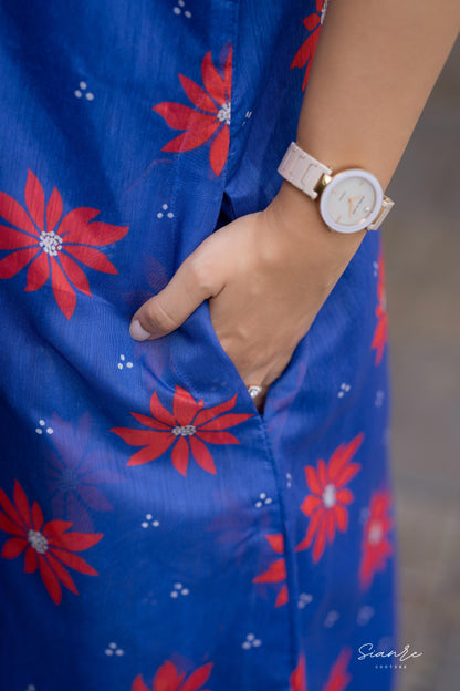 Midnight Bloom Dress - SAR 104