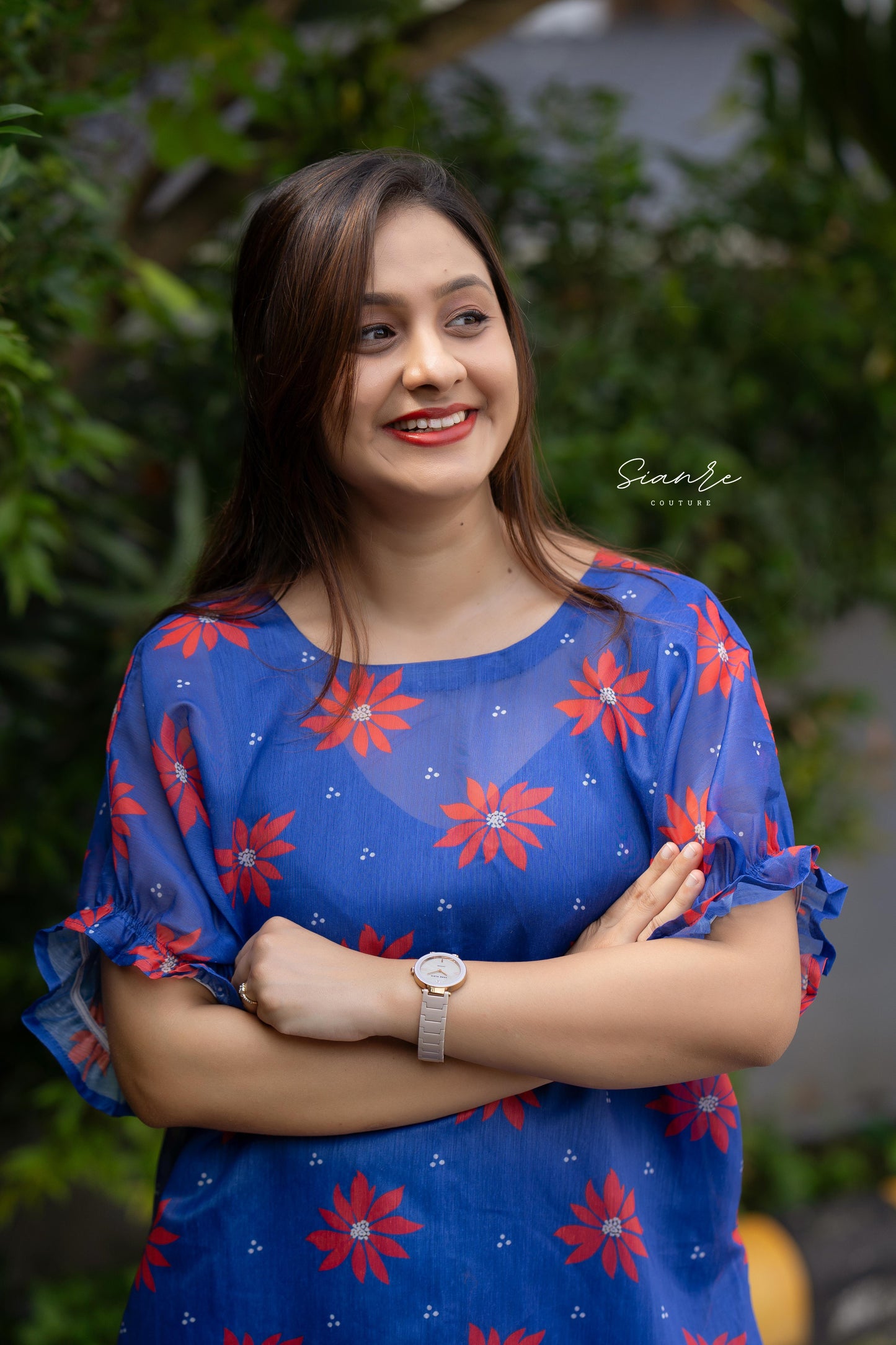 Midnight Bloom Dress - SAR 104