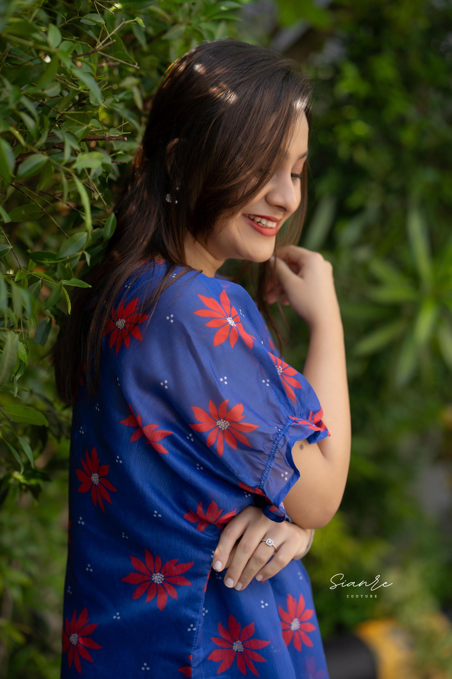 Midnight Bloom Dress - SAR 104