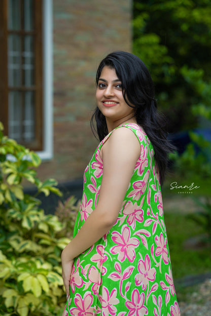 Pink Flora Summer Dress