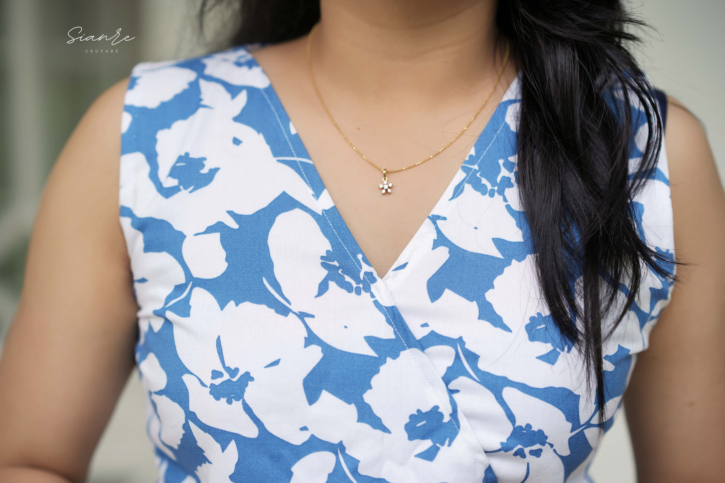 Blue Blossom Comfort Co-ord Set