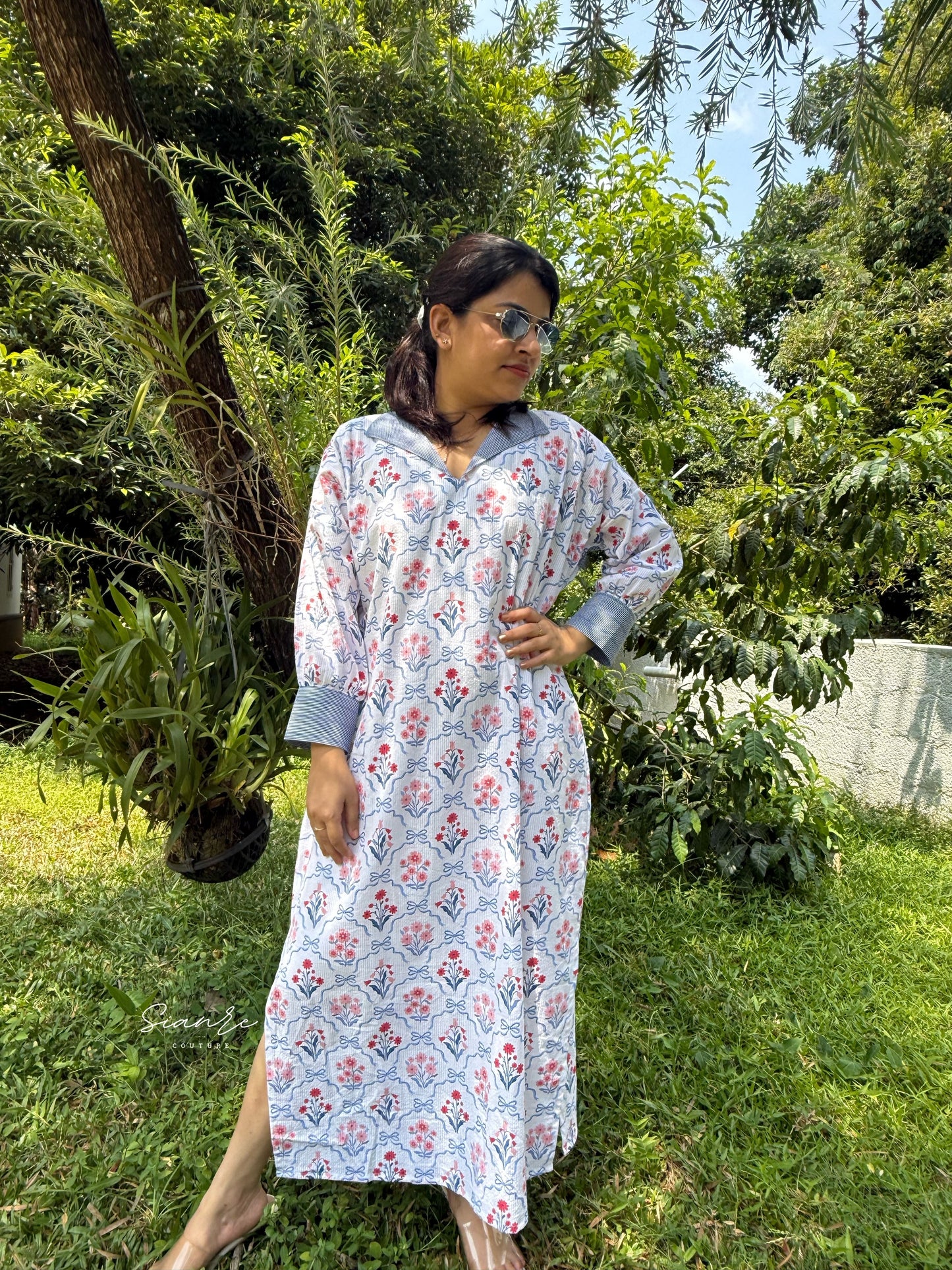 Bloom Tide Lounge Dress - SAR 101