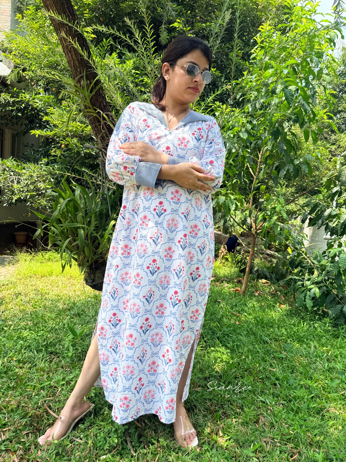 Bloom Tide Lounge Dress - SAR 101
