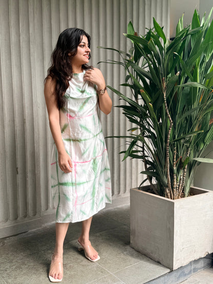 Pastel Breeze Midi Dress -SAR 115