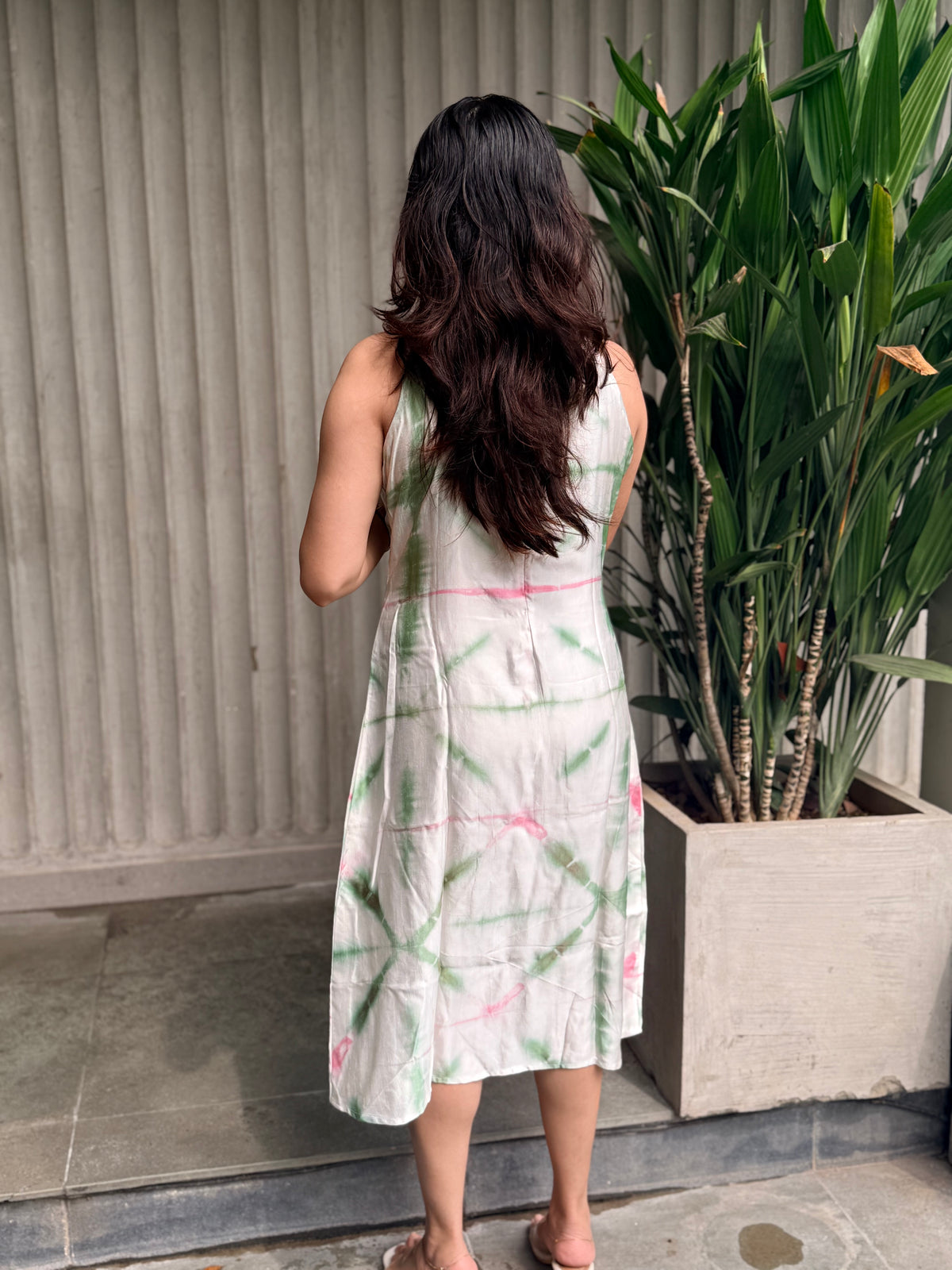 Pastel Breeze Midi Dress -SAR 115