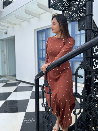 Mocha Muse Dress - SAR 109