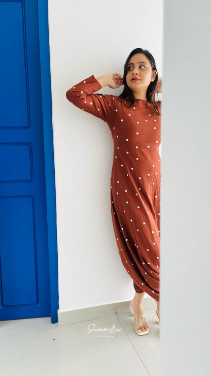 Mocha Muse Dress - SAR 109