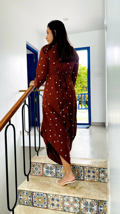 Mocha Muse Dress - SAR 109
